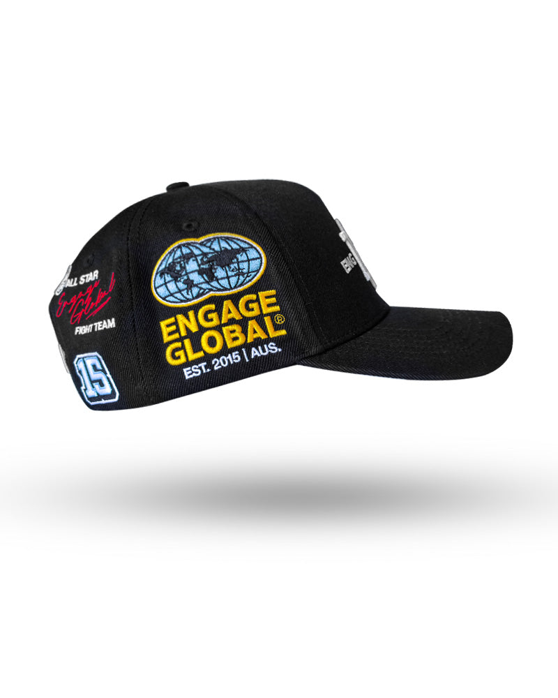 Boné Snapback Engage Championship - Preto